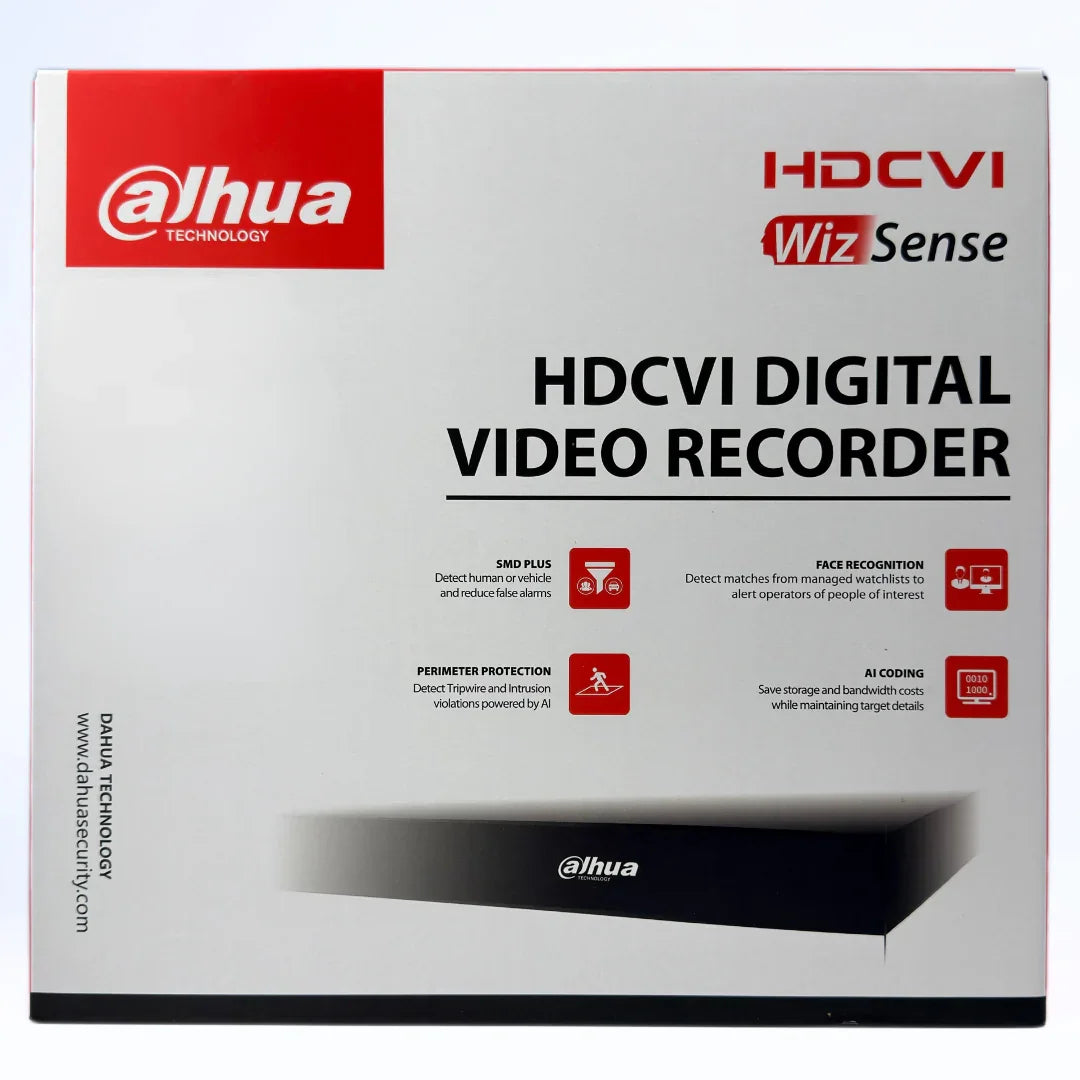جهاز تسجيل فيديو رقمي متطور من داهوا، 4 قنوات / 8 قنوات، بتقنية HDCVI - XVR5104HS-I3 / XVR5108HS-I3