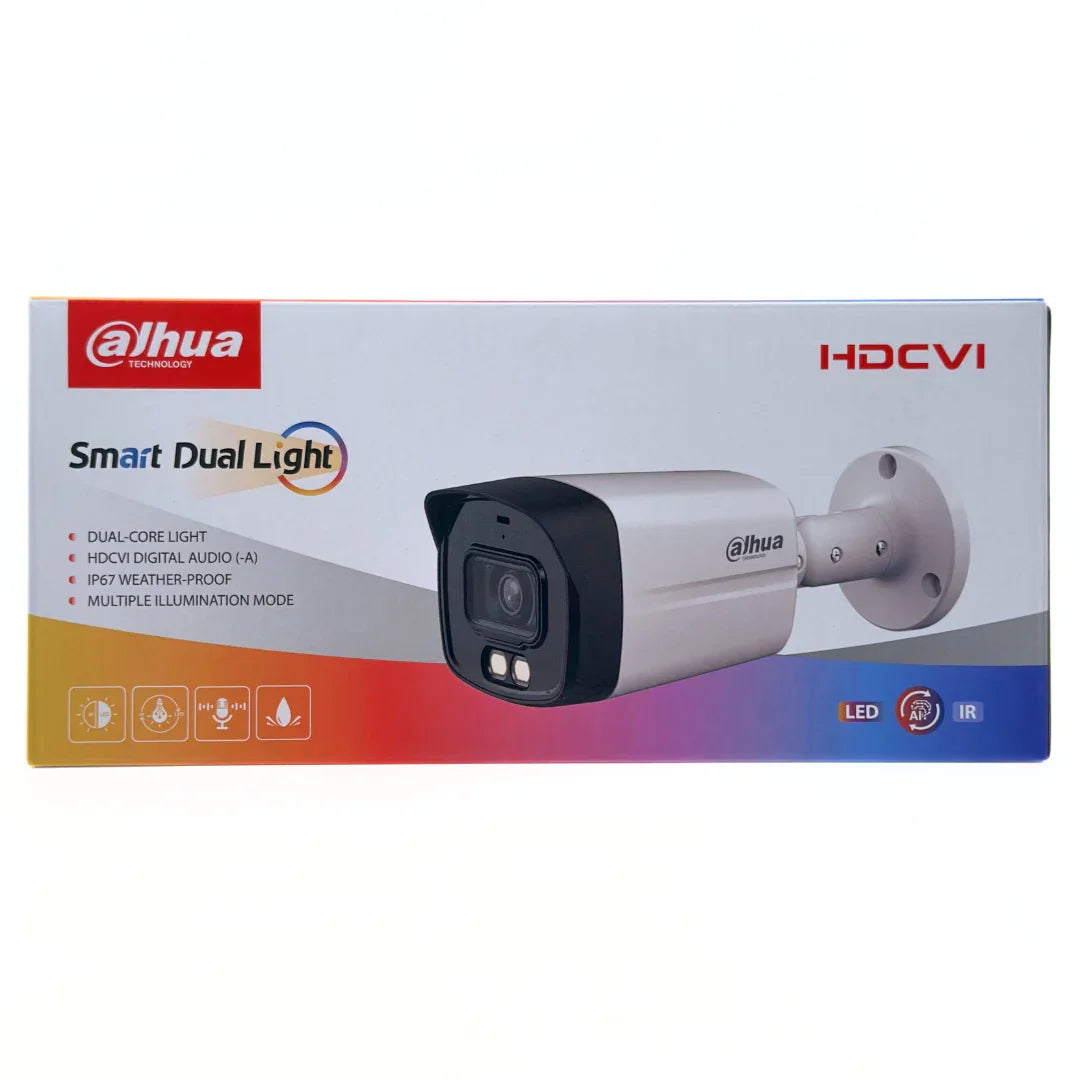 Dahua 5MP Smart Dual Light HDCVI Bullet Camera — DH-HFW1500TLMN-IL-A