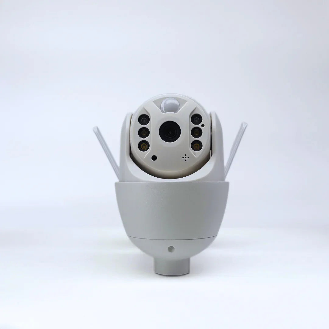 كاميرا مراقبة تعمل بالطاقة الشمسية وواي فاي - كاميرا مراقبة خارجية ذكية متحركة مع رؤية ليلية وكشف الحركة | أفضل سعر في المملكة العربية السعودية