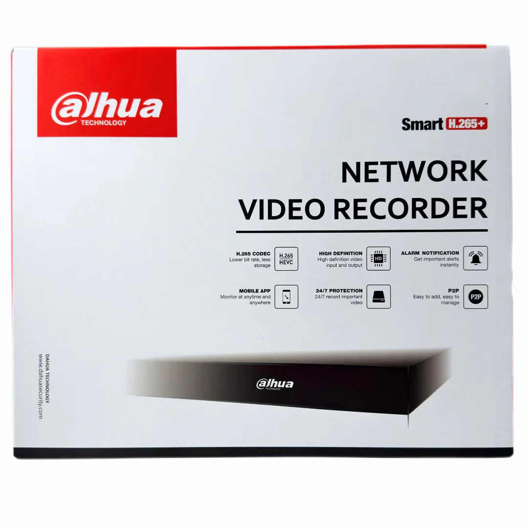 مسجل فيديو شبكي بتقنية PoE من داهوا، 4 قنوات / 8 قنوات — NVR1104HS / NVR1108HS-S3/H