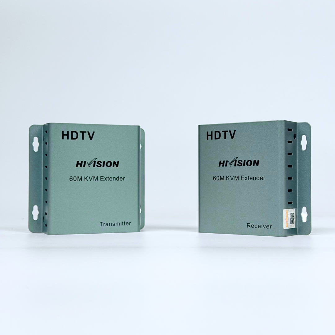 HiVision HDMI KVM Extender — Keyboard & Mouse Over CAT6 Cable