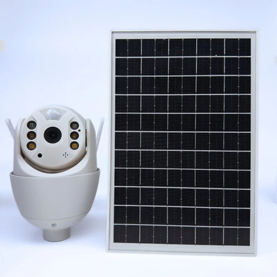 كاميرا مراقبة تعمل بالطاقة الشمسية وواي فاي - كاميرا مراقبة خارجية ذكية متحركة مع رؤية ليلية وكشف الحركة | أفضل سعر في المملكة العربية السعودية