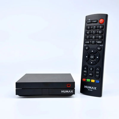 جهاز استقبال الأقمار الصناعية الرقمي Humax Korea F1-Mini — دقة Full HD 1080p | منفذ USB | منفذ HDMI | أفضل سعر في المملكة العربية السعودية